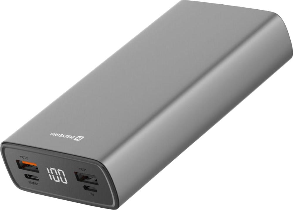 Powerbank Swissten Aluminium 20000