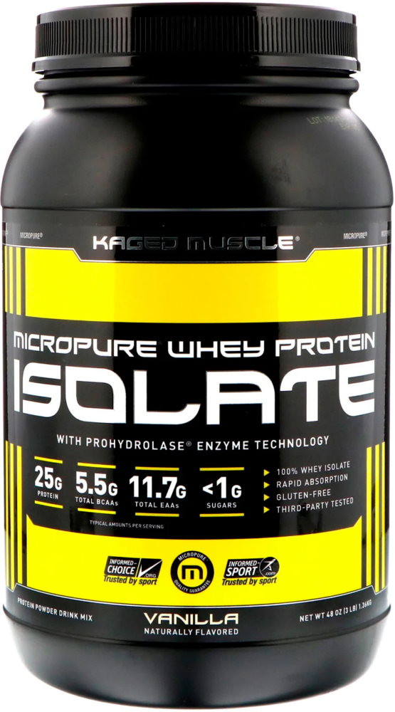 Протеин Kaged Muscle MicroPure Whey Protein Isolate