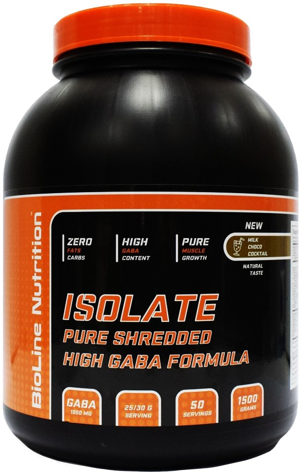 Протеин Bioline Isolate Pure Shredded High Gaba Formula