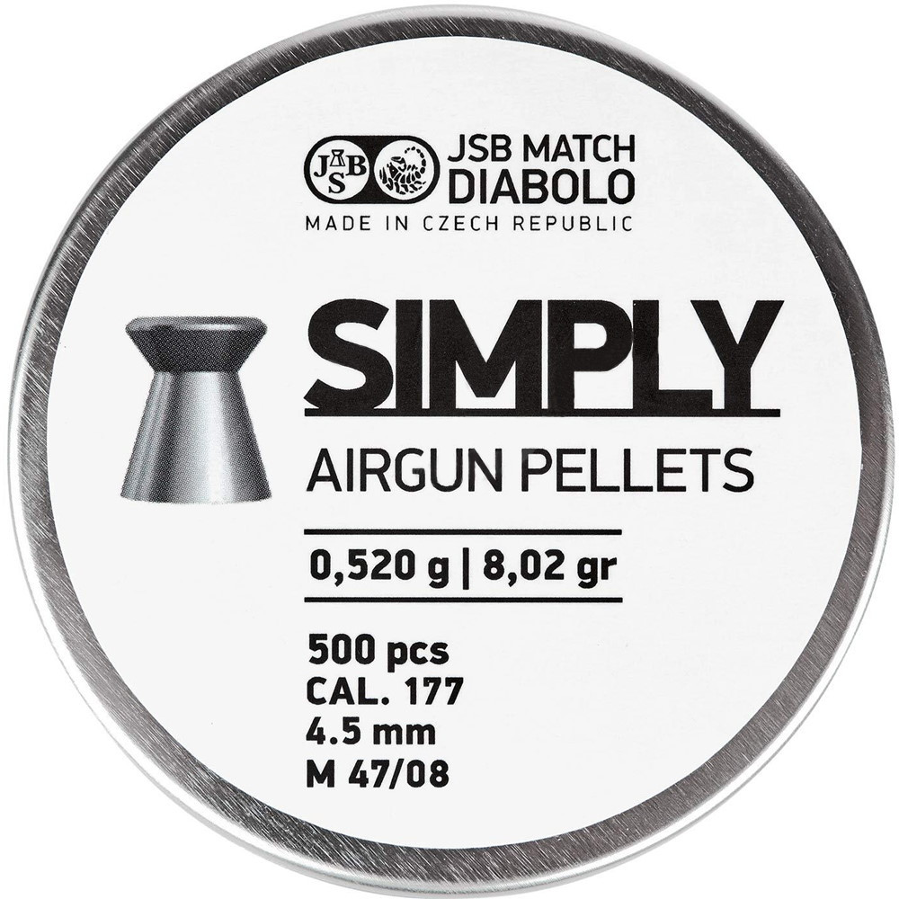 Пули и патроны JSB Simply 4.5 mm 0.52 g 500 pcs