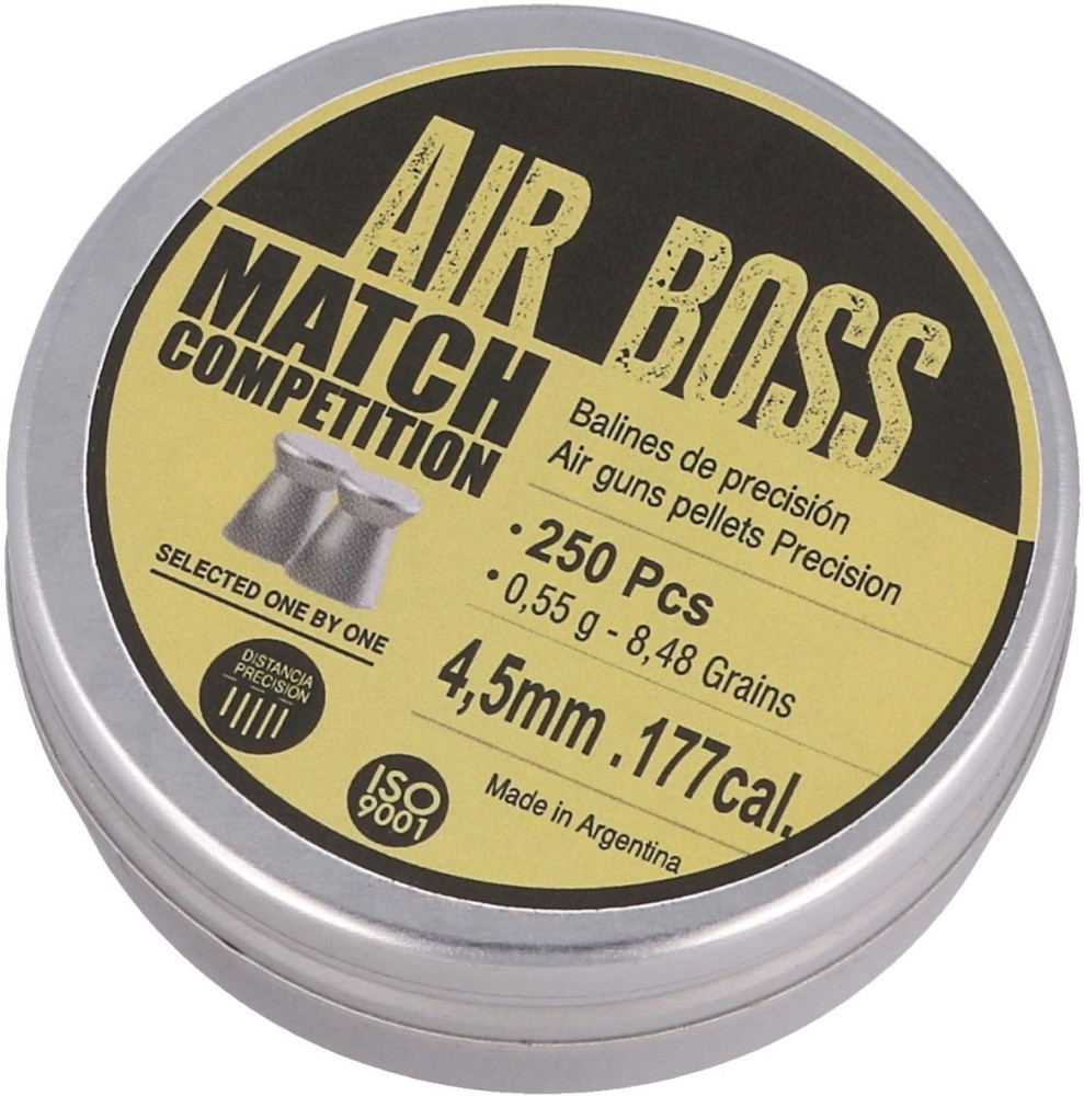 Пули и патроны AirBoss Mach Competition 4.5 mm 0.55 g 250 pcs (E30301)