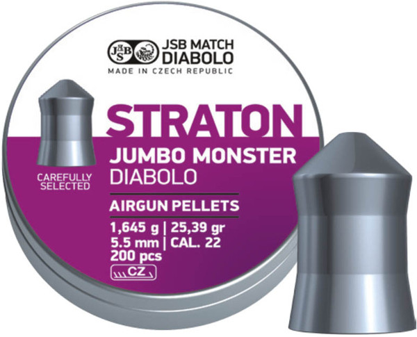 Пули и патроны JSB Monster Straton 5.5 mm 1.64 g 200 pcs