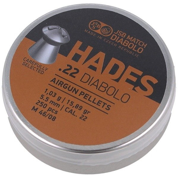 Пули и патроны JSB Hades 5.5 mm 1.03 g 250 pcs