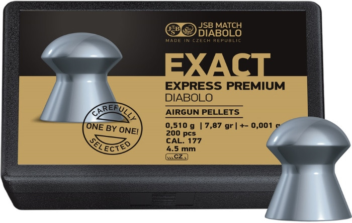 Пули и патроны JSB Exact Premium 4.5 mm 0.51 g 200 pcs