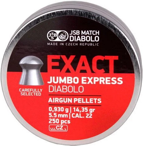 Пули и патроны JSB Exact Jumbo Express 5.5 mm 0.93 g 250 pcs