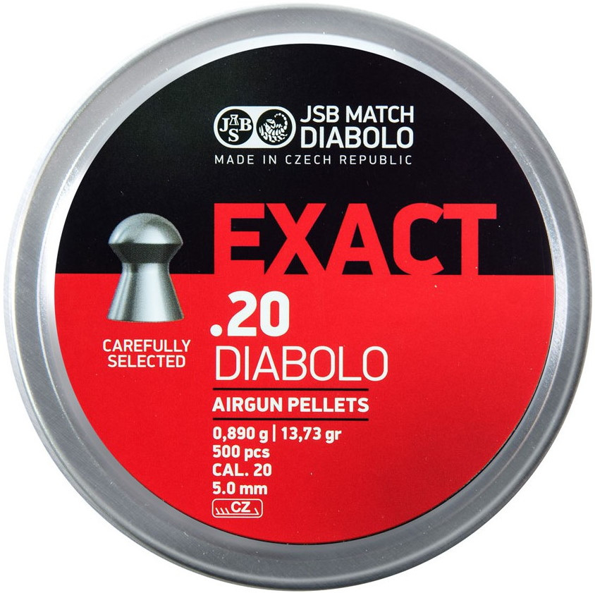 Пули и патроны JSB Exact .20 Diabolo 5.1 mm 0.890 g 500 pcs (546220-500)