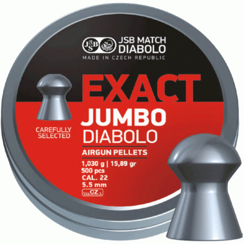 Пули и патроны JSB Diabolo Jumbo Exact 5.52 mm 1.03 g 250 pcs