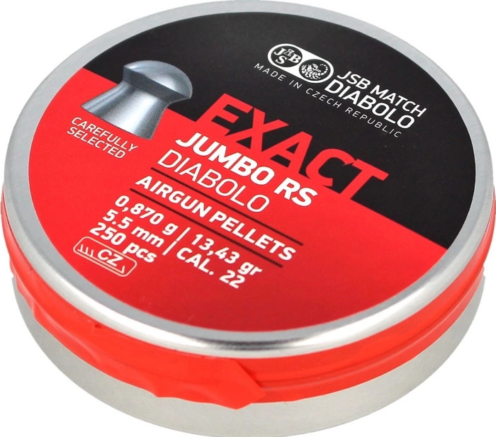 Пули и патроны JSB Diabolo Exact Jumbo RS 5.52 mm 0.87 g 250 pcs (1453.05.51)