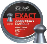 Пули и патроны JSB Diabolo Exact Jumbo Heavy 5.52 mm 1.17 g 250 pcs