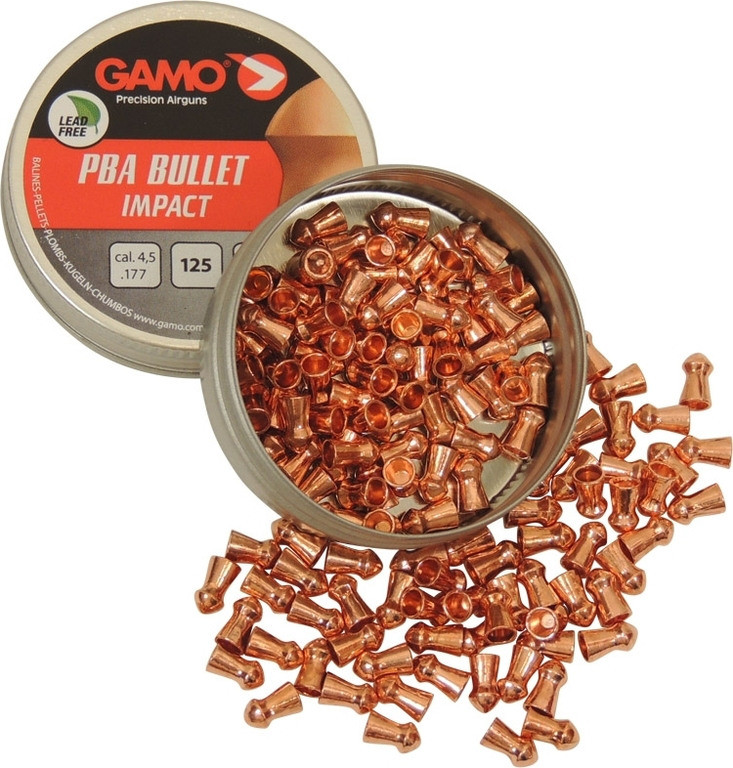 Кулі й патрони Gamo PBA Bullet 4.5 mm 0.45 g 125 pcs