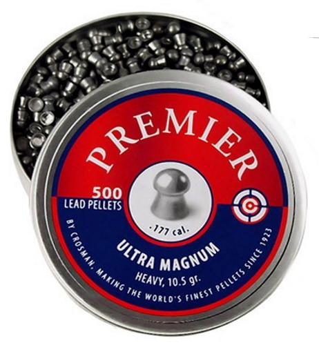 Кулі й патрони Crosman Premier Ultra Magnum Domed 4.5 mm 0.68 g 500 pcs