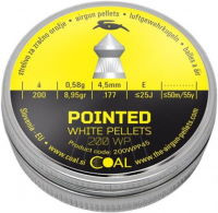 Кулі й патрони Coal Pointed 4.5 mm 0.58 g 200 pcs (200WPP45