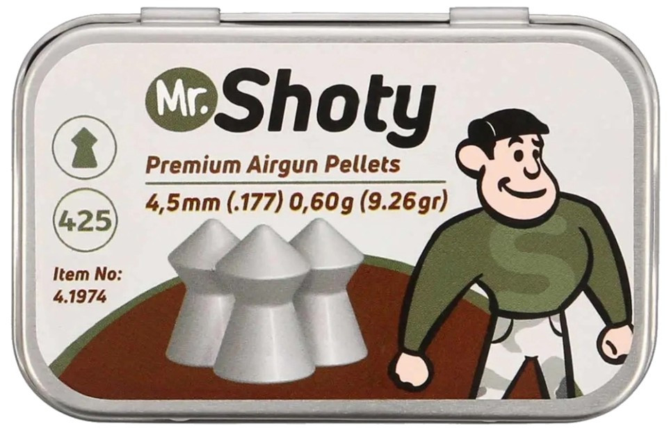 Кулі й патрони Umarex Mr. Shoty Premium 0.6g 4.5mm (4.1974