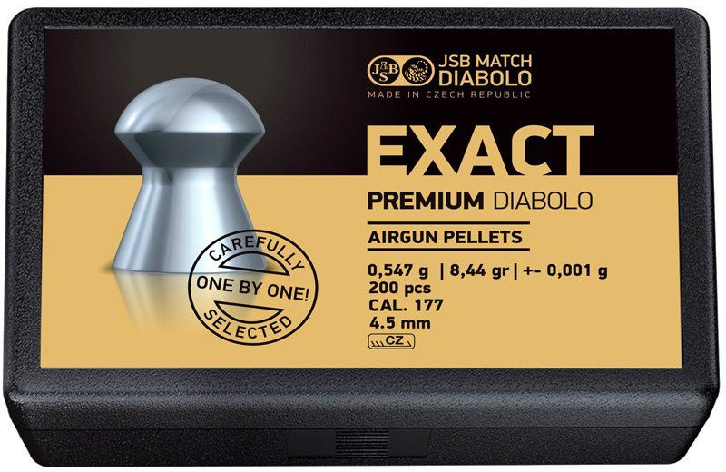 Кулі й патрони JSB Exact Premium 4.52 mm 0.547 g 200 pcs (10237-200