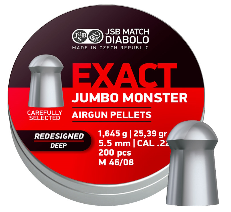 Кулі й патрони JSB Exact Jumbo Monster Redesigned DEEP (546188-200