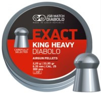 Кулі й патрони JSB Diabolo Exact King Heavy 6.35 mm 2.2 g 300 pcs