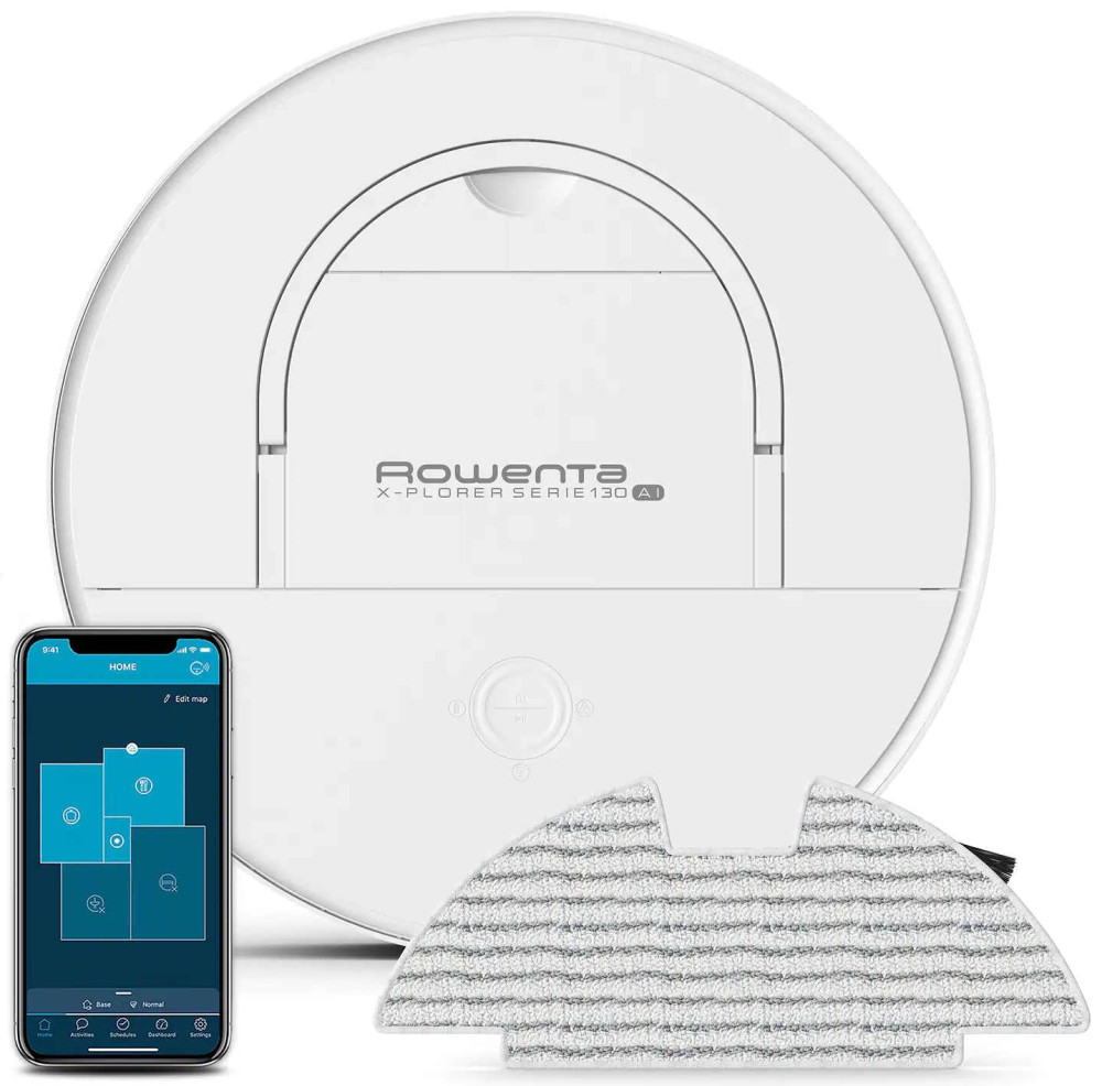 Робот-пилосос Rowenta X-plorer Serie 130 AI Animal & Allergy RR 9077 WH