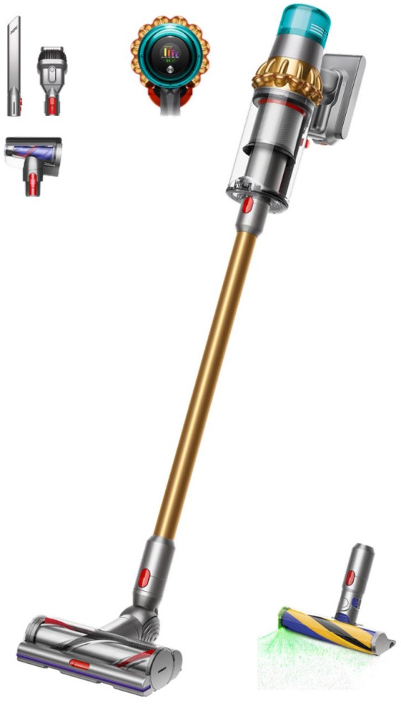 Пилосос Dyson V15 Detect Absolute Gold (447294-01)
