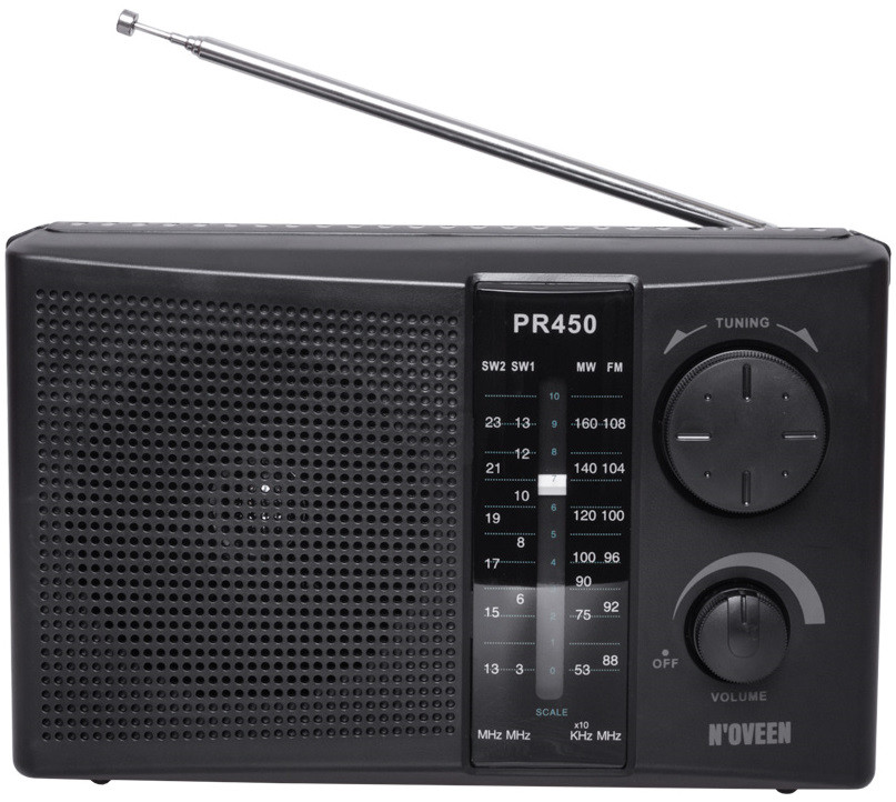 Радіоприймач / годинник Noveen PR450