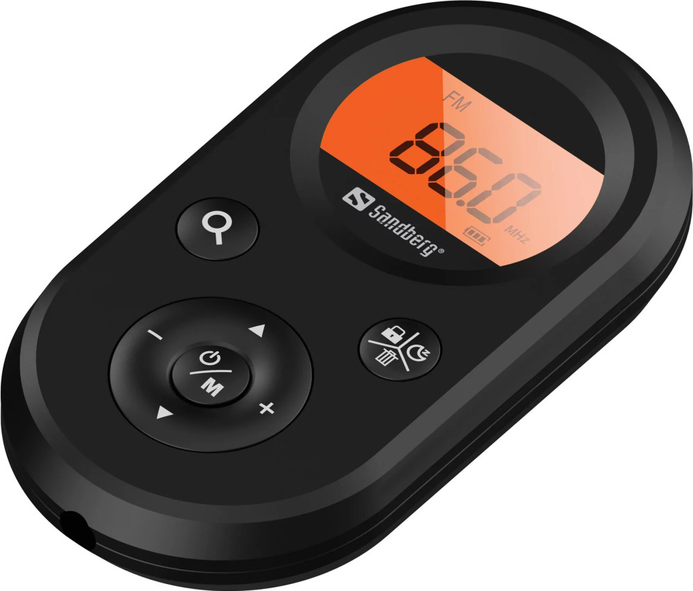 Радіоприймач / годинник Sandberg Pocket Radio FMAM Recharge