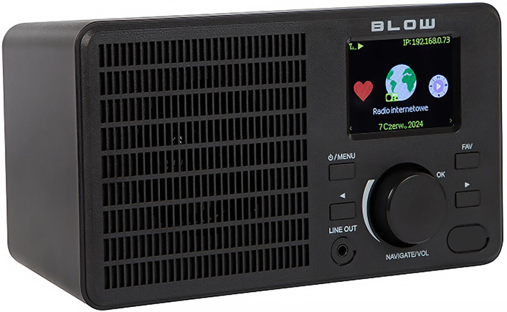 Радіоприймач / годинник BLOW RI1
