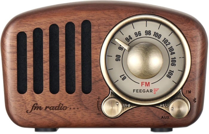 Радиоприемник / часы Feegar Retro Wood Kitchen Radio