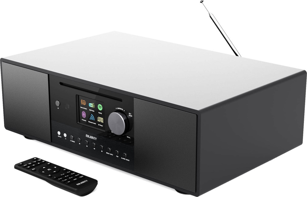 Радиоприемник / часы Majority Quadriga