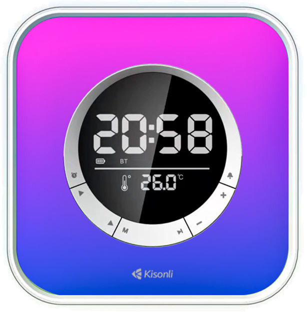 Радиоприемник / часы Kisonli Q-6A