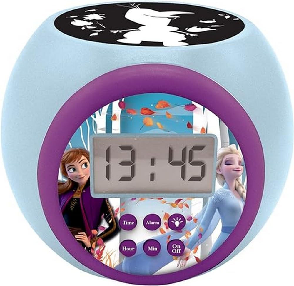 Радиоприемник / часы Lexibook Projector Alarm Clock Disney Frozen 2