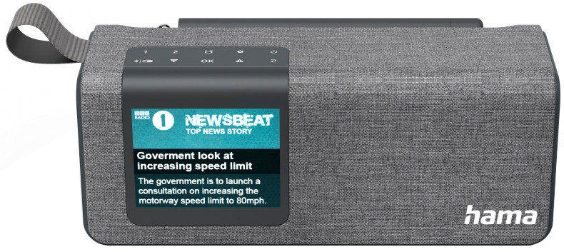 Радиоприемник / часы Hama DR200BT