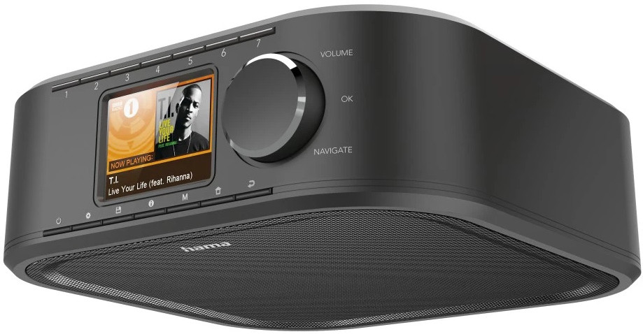 Радиоприемник / часы Hama DIR355SBT