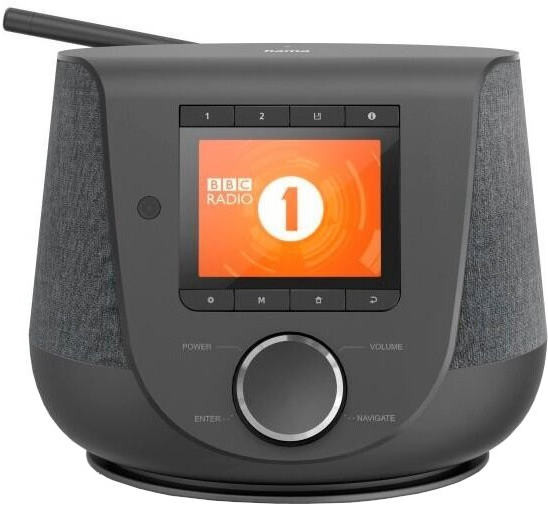 Радиоприемник / часы Hama DIR3200SBT