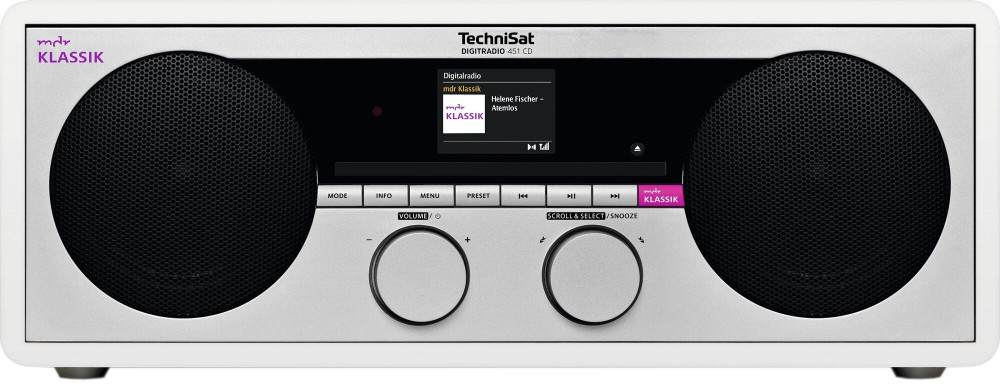 Радиоприемник / часы TechniSat DigitRadio 451 CD IR