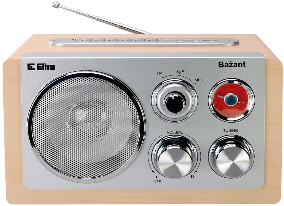 Радіоприймач / годинник Eltra Bazant