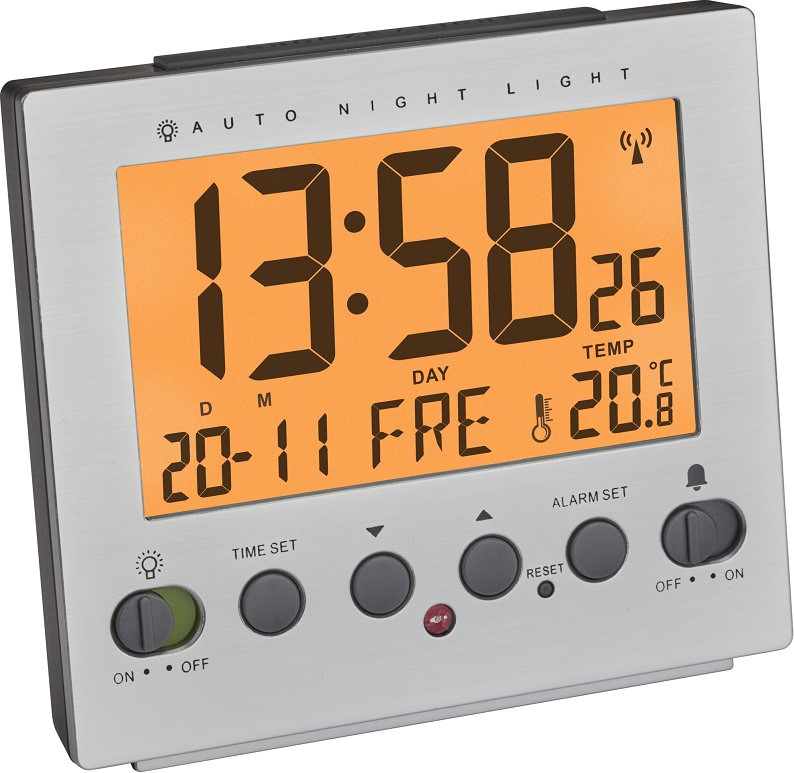 Радіоприймач / годинник TFA 60256155