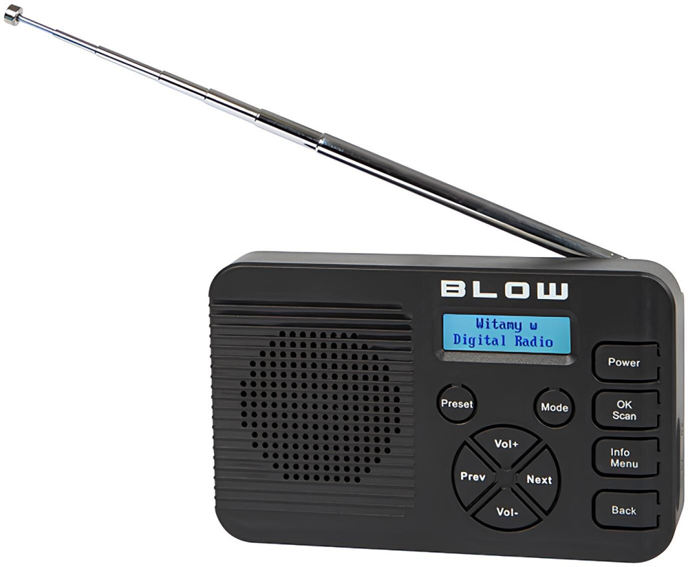 Радіоприймач / годинник BLOW RK4
