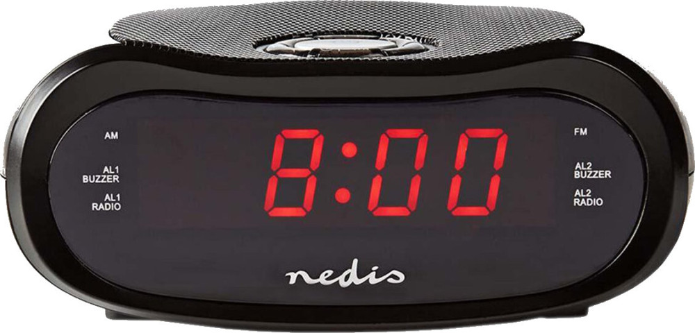 Радиоприемник / часы Nedis CLAR001