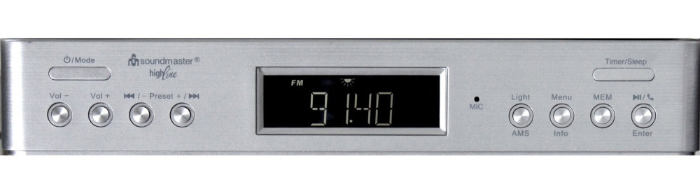 Радіоприймач / годинник Soundmaster UR2045