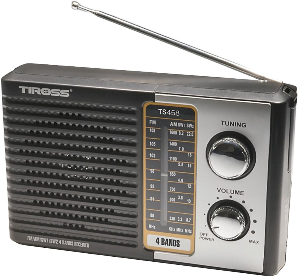 Радиоприемник / часы TIROSS TS-458