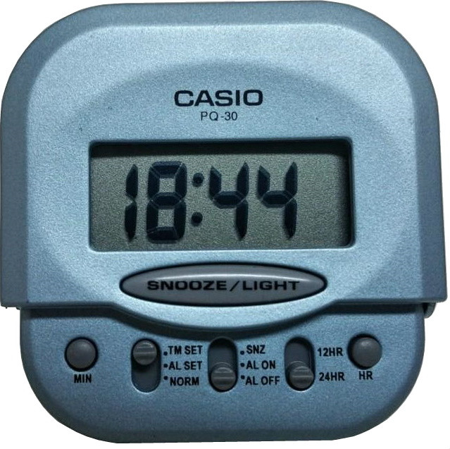 Радіоприймач / годинник Casio PQ-30