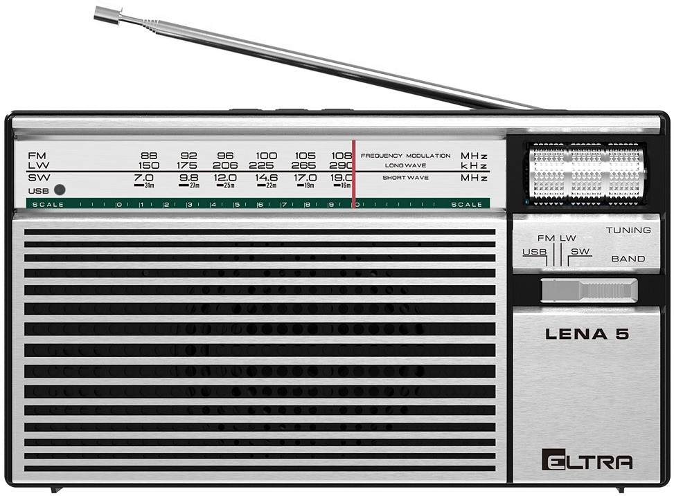 Радіоприймач / годинник Eltra Lena 5
