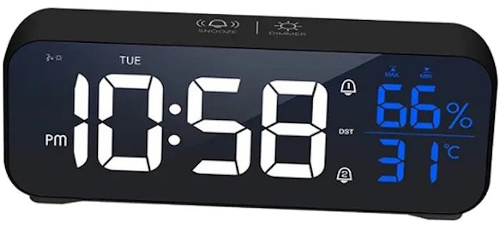 Радіоприймач / годинник Clude 0109EL