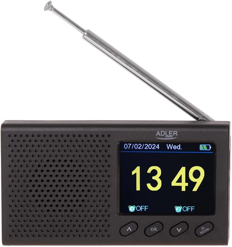 Радиоприемник / часы Adler AD 1198