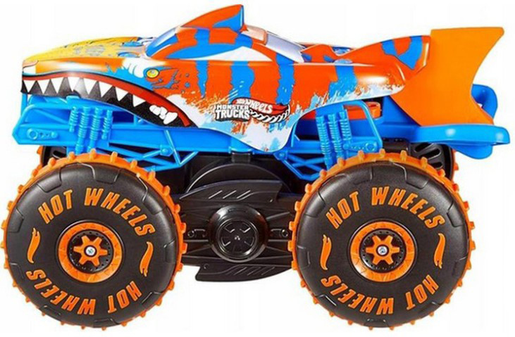 Радиоуправляемая машина Hot Wheels Monster Trucks Tiger Shark Climber (JFR39