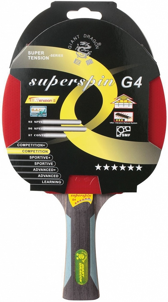 Ракетка для настільного тенісу GIANT DRAGON Superspin G4