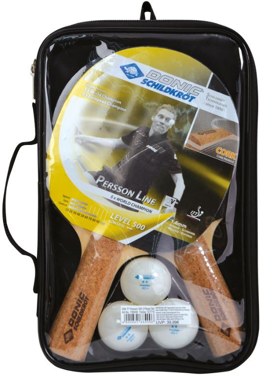 Набір для настільного тенісу Donic Persson 500 Kork Set