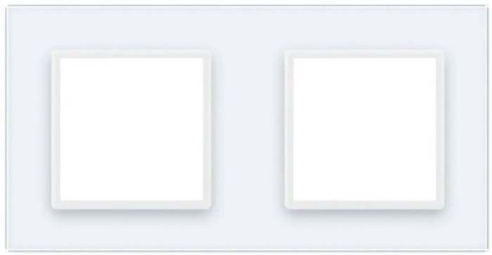 Рамка для розетки / выключателя Livolo VL-P7E/E-4W