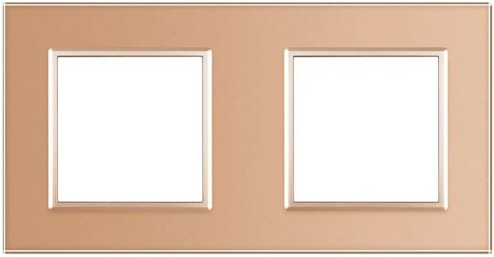 Рамка для розетки / выключателя Livolo VL-P7E/E-4A