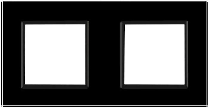 Рамка для розетки / выключателя Livolo VL-P7E/E-4B