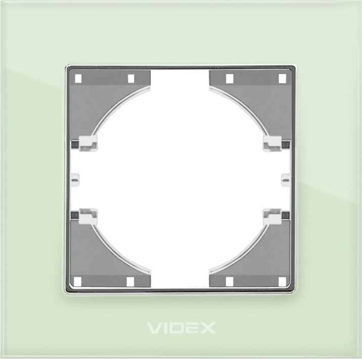 Рамка для розетки / выключателя Videx VF-BNFRG1H-GR